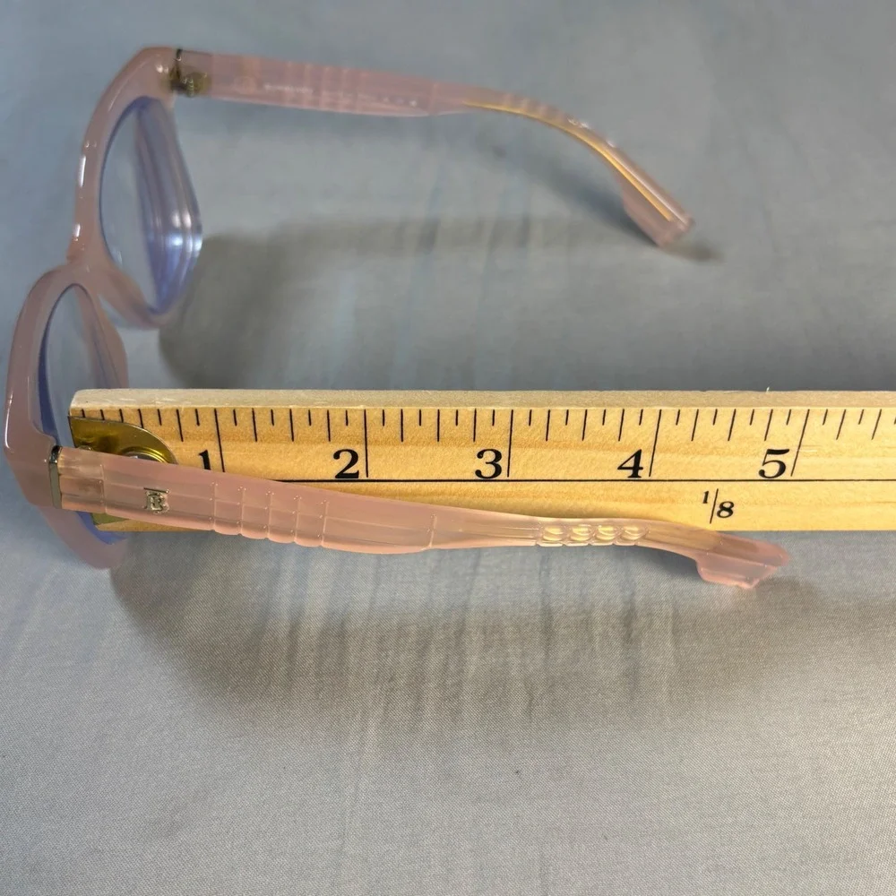 Burberry B 2363 3874 eyeglasses *frame only* Pink Cat Eye Women 53-17-140 Italy